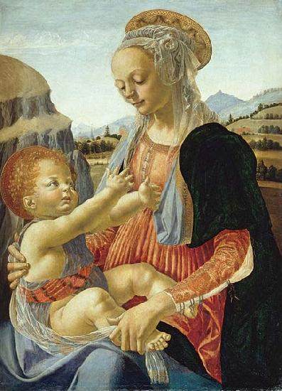 Andrea del Verrocchio Mary with the Child
